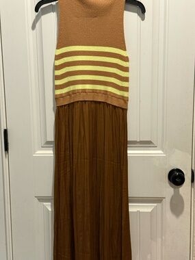 Mock neck twofer dress from Anthropologie
